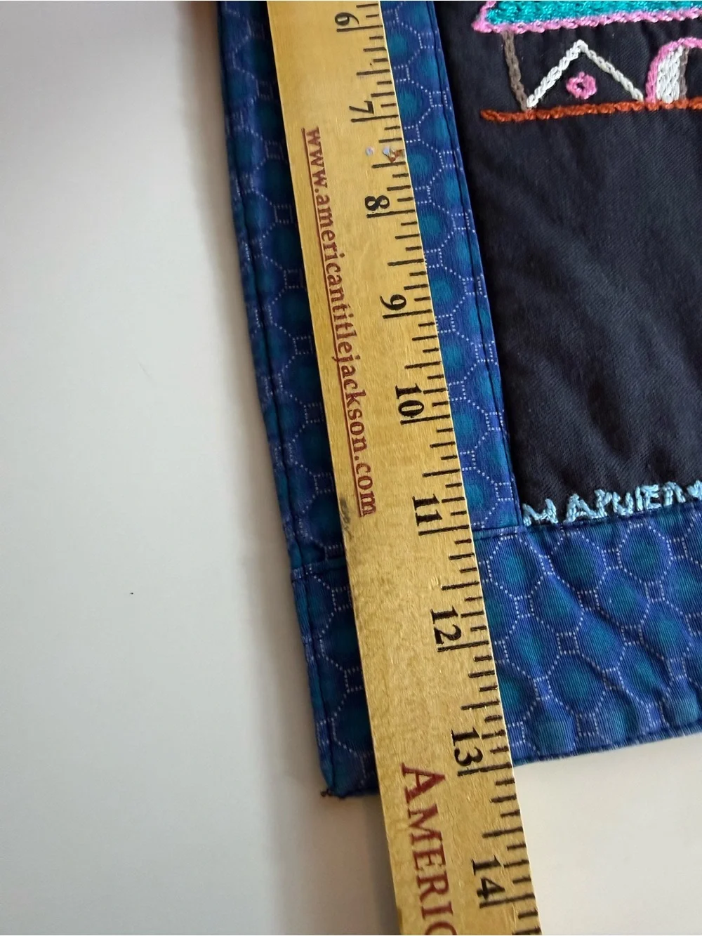 Tsitsikamma Eersterivier Hand Embroidered South African Folk Art Placemats Set 2